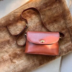 Vintage leather Crossbody bag